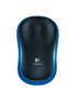 Logitech M185 Ratón Inalámbrico Negro/Azul